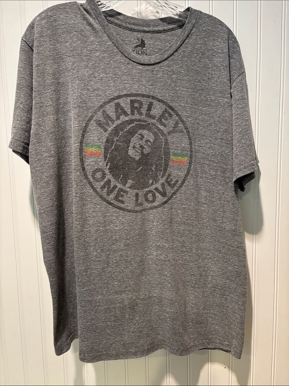 Vintage Zion Marley One Love Gray Graphic Tee - Men Sz XXL